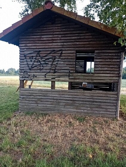 Foto vorher mit den Schäden