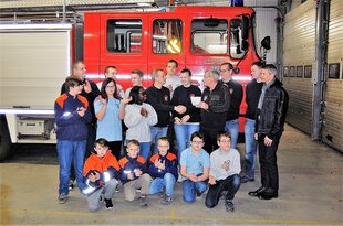 Spendenübergabe 2017 an die Jugendfeuerwehr